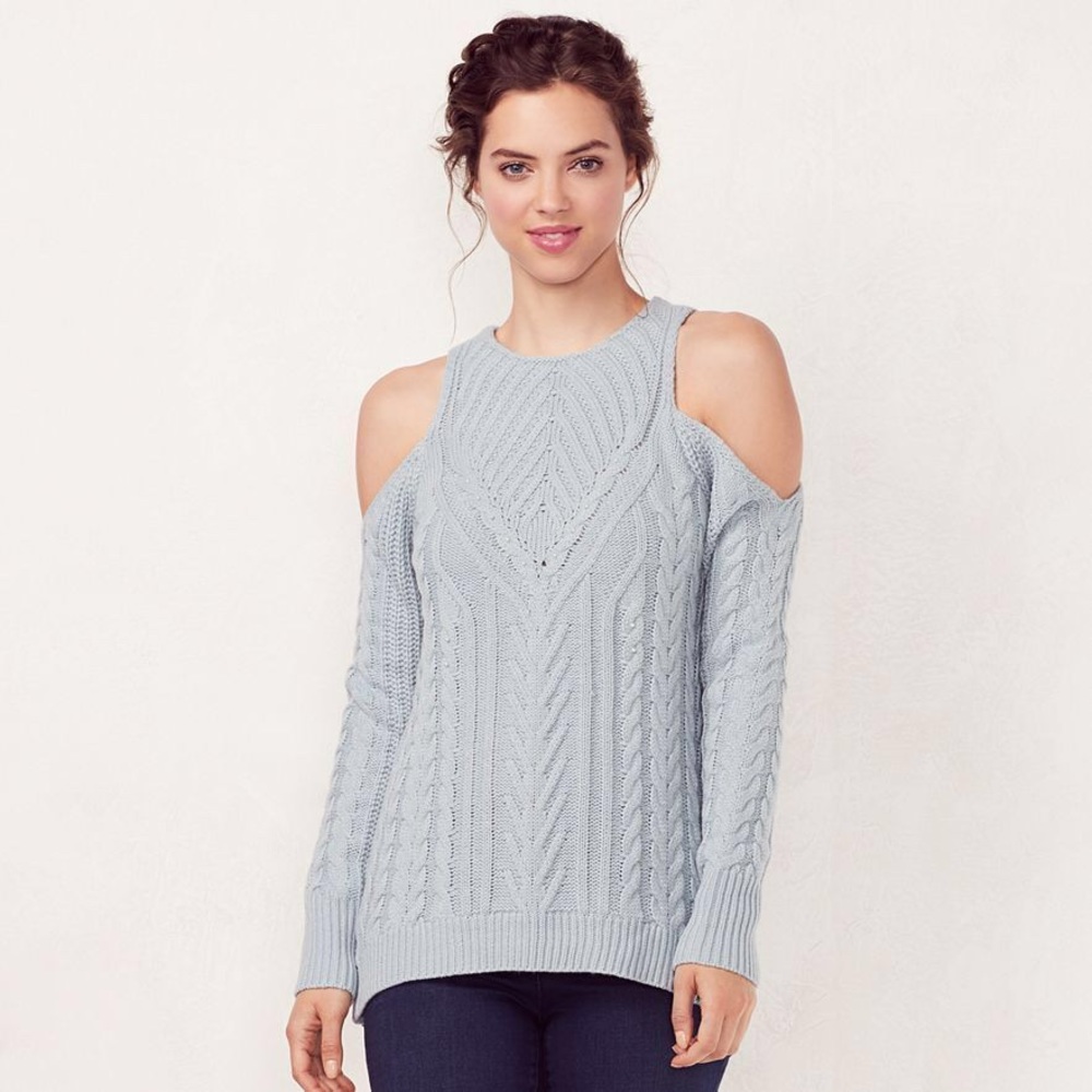 Cold Shoulder Sweater